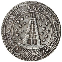 MADRAS PRESIDENCY: AR quarter pagoda (10.57g), ND (1808-1812). VF-EF
