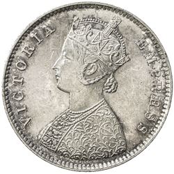 BRITISH INDIA: Victoria, Empress, 1876-1901, AR 1/2 rupee, 1893-B. UNC