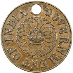 BRITISH INDIA: AE token (10.24g), ND. EF