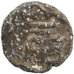 TRANQUEBAR: Frederik III, 1648-1670, lead kas (2.50g), ND. VF