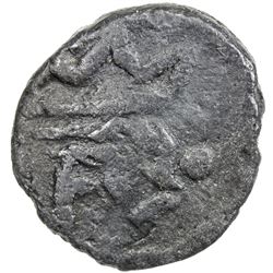 TRANQUEBAR: Frederik III, 1648-1670, lead kas (2.28g), ND. F-VF