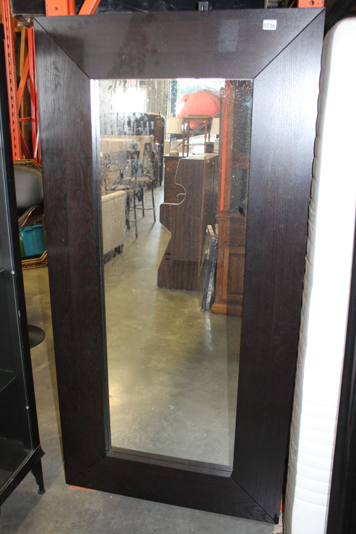 6 Foot Tall Espresso Wall Mirror Image 1 6 Foot Tall Espresso Wall Mirror