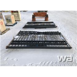 BI-PARTING WROUGHT IRON DRIVEWAY GATES