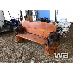 BEAR WOOD BENCH