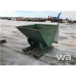 1.5 YARD TIPPER BINS ON CASTER WHEELS
