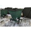 Image 4 : 1.5 YARD TIPPER BINS ON CASTER WHEELS