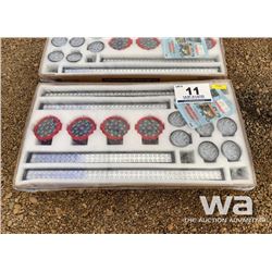 LED (16) PIECE LIGHT BAR SET
