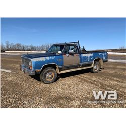 1990 DODGE 250 PICKUP
