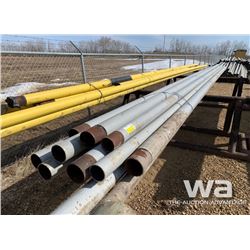 (14) PIECES GREY PIPE