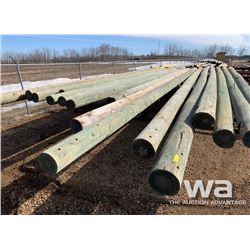 (4) 35 - 40 FT. HYDRO POLES