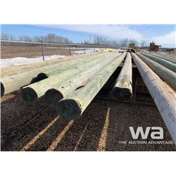 (4) 35 - 40 FT. HYDRO POLES