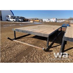 8 X 16 FT. X 32" HIGH STEEL SKID