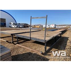 8 X 16 FT. X 32" HIGH STEEL SKID