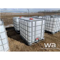 (2) 1,000L POLY TOTES