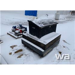 (2) WOOD JOB BOXES