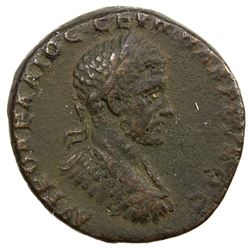ROMAN EMPIRE: Macrinus, 217-218 AD, AE 24, Markianopolis, Moesia Inferior. F