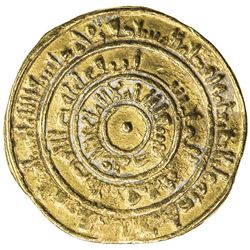 FATIMID: al-Mustansir, 1036-1094, AV dinar (3.84g), Sur, AH450. F-VF