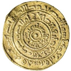 FATIMID: al-Mustansir, 1036-1094, AV dinar (3.42g), Sur, AH453. F-VF