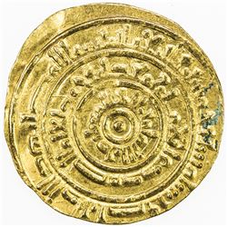 FATIMID: al-Mustansir, 1036-1094, AV dinar (2.88g), Sur, AH454. EF