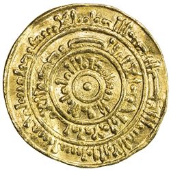 FATIMID: al-Mustansir, 1036-1094, AV dinar (3.43g), al-Iskandariya, AH465. VF