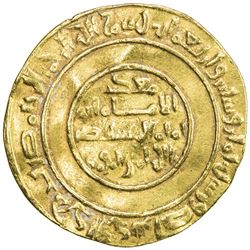 FATIMID: al-Mustansir, 1036-1094, AV dinar (3.44g), Sur, AH468. VF