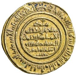 FATIMID: al-Mustansir, 1036-1094, AV dinar (4.41g), al-Iskandariya, AH482. VF