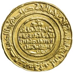 FATIMID: al-Mustansir, 1036-1094, AV dinar (3.37g), Sur, AH487. EF