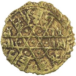 FATIMID: al-Mustansir, 1036-1094, AV 1/4 dinar (0.92g), (Siqilliya), ND. VF-EF