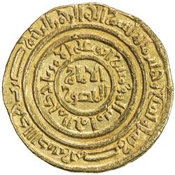 FATIMID: al-Amir al-Mansur, 1101-1130, AV dinar (3.98g), Misr, AH509. EF