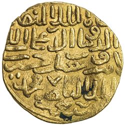 BAHRI MAMLUK: 'Ali II, 1376-1381, AV dinar (7.48g), MM, AH7xx. VF