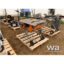 RIDGID 10” TABLE SAW