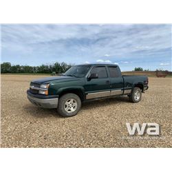 2005 CHEVROLET SILVERADO 1500 E-CAB PICKUP
