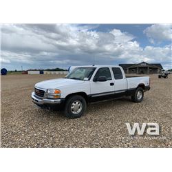 2003 GMC SIERRA 1500 E-CAB PICKUP