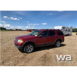 2003 FORD EXPLORER SUV