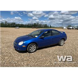 2004 DODGE NEON CAR