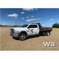 2013 DODGE RAM 5500 CREWCAB FLATBED TRUCK