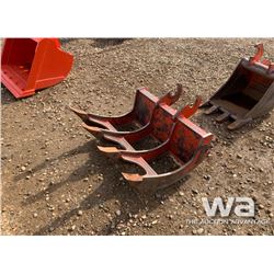 KUBOTA KX121 AMI BRUSH RAKE