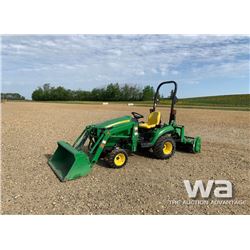 2014 JOHN DEERE 1023E UTILITY TRACTOR