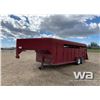 Image 1 : 1997 BERGEN T/A GOOSENECK STOCK TRAILER