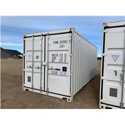 2019 ONE WAY 8 X 20 FT. SHIPPING CONTAINER