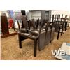 Image 1 : EXPRESSO DINING ROOM TABLE & 6 CHAIRS