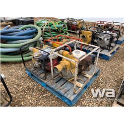 (3) HONDA 3" WATER PUMPS