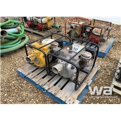 (2) HONDA 3" WATER PUMPS