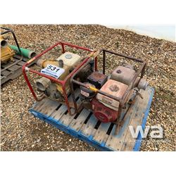 (2) HONDA 3" WATER PUMPS