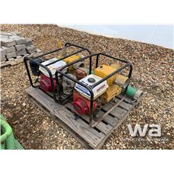 (2) HONDA 3" WATER PUMPS