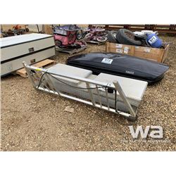 ALUM HEADACHE RACK, TOOL BOX