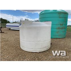 1,000 GAL. POLY TANK