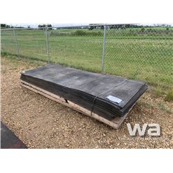 (16) 5 X 10 FT. RUBBER MATS