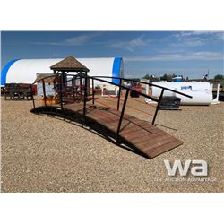 4 FT. X 24 FT. ARC FOOT BRIDGE