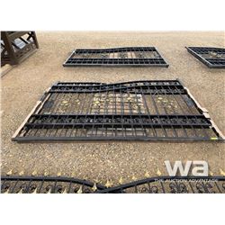 BI-PARTING 20 FT. WROUGHT IRON DRIVEWAY GATE